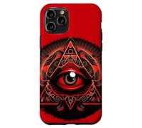 The Red & Black Colored All Seeing Eye, Third Eye Case for iPhone 11 Pro