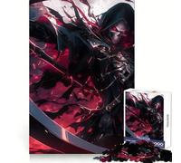 The Red Grim Reaper Puzzles for Adults 1000 Pieces Brain Challenge Toy Calm Mind Clear Cut Art Collection Piece (50x75cm)