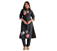 The Red Lion Enterprise Women’s Designer Embroidered Kurti with Pant | TikTok Trending Indian Ethnic Wear