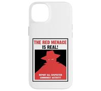 The Red Menace Anti Communist Poster Case for iPhone 14 Plus
