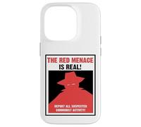 The Red Menace Anti Communist Poster Case for iPhone 14 Pro