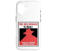 The Red Menace Anti Communist Poster Case for iPhone 16