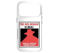 The Red Menace Anti Communist Poster Case for iPhone 17 Pro