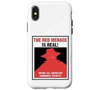 The Red Menace Anti Communist Poster Case for iPhone X/XS