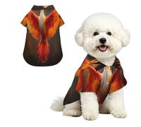 The Red Phoenix Hawaiian Dog Shirt Pet Clothes for Small Dogs Cats