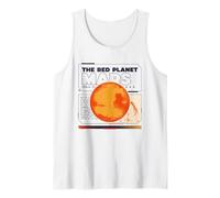 The Red Planet Mars (Galaxy Statement & Universe Graphic) Tank Top