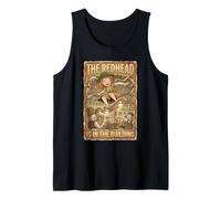 The Redhead is in The Building Retro 1950s St Patricks Day Tank Top