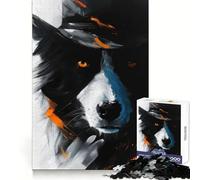 The Refined Dog Jigsaw Puzzle for Teenagers 1000 Pieces Cognitive Toy Quiet Hobby Premium Edge (38x52cm)