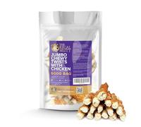 The Regal Mutt - Chewy Jumbo Twists with Chicken - 600g Bag