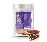 The Regal Mutt - Chewy Twists With Duck - 1Kg Bag
