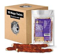The Regal Mutt - Mega Chewy Twists with Duck - Bag of 18 (1.25kg Bag)
