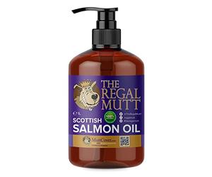 The Regal Mutt - Scottish Salmon Oil For Dogs, Cats, Horses, Ferrets - 1 Litre Bottle