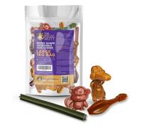 The Regal Mutt - Vegetable Dog Chews - Mixed Shape Variety Pack - Large - 1Kg Bag