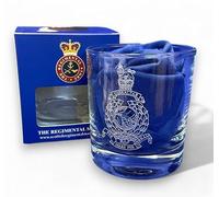 The Regimental Store Whisky & Spirits Glass Tumbler - 10oz (300ML) Capacity with Regiment Badge - Royal Marines