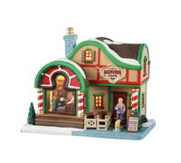 The Reindeer Cafe Incl. Adaptor 100 Ma (White) Lemax Christmas Village Illuminat