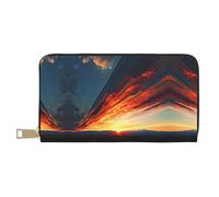 The Release of Sunset Light Wallet Hand-Held Coin Purse Fashionable and Versatile Long Can Hold Mobile Phones Coins Keys