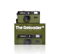 The Reloader 35mm Reusable Film Camera with Flash, Compatible with All 35mm Film, Analog Point & Shoot with Manual Advance & Rewind, Perfect for Travel, Beginners & Everyday Nostalgia - Olive