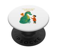 The Reluctant Dragon Kenneth Grahame Gentle Fantasy Classic PopSockets Adhesive PopGrip