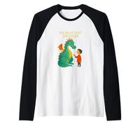The Reluctant Dragon Kenneth Grahame Gentle Fantasy Classic Raglan Baseball Tee