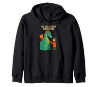The Reluctant Dragon Kenneth Grahame Gentle Fantasy Classic Zip Hoodie