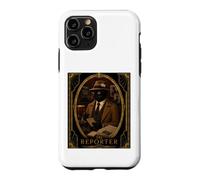 The Reporter Black Cat Art Deco Murder Mystery Case for iPhone 11 Pro