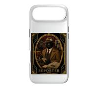 The Reporter Black Cat Art Deco Murder Mystery Case for iPhone Air