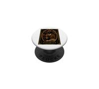 The Reporter Black Cat Art Deco Murder Mystery PopSockets Adhesive PopGrip