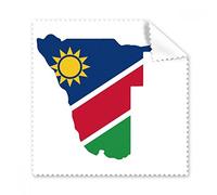 The Republic of Namibia Flag Africa Country Map Shape Glasses Cloth Cleaning Cloth Gift Phone Screen Cleaner 5pcs