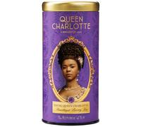 The Republic of Tea Bridgerton Young Queen Charlotte Amethyst Berry Tea, 36 tea bags in metal tin - Fruity rooibos tea with Bridgerton look storage tin