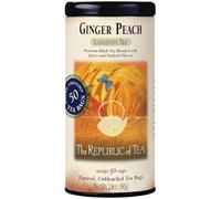 The Republic Of Tea Ginger Peach Black Tea 50 Teabags