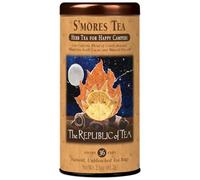The Republic of Tea S'Mores Herbal Tea Bags, Caffeine-free Herbal Tea with Cocoa, Carob & Dandelion Root, Vegan, Aromatic Chocolate-Nutty, Ideal for Latte, Dessert Tea & Cosy Moments