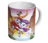 The Rescuers Down Under 90s - Ceramic Coffee & Tea Mug 11oz - Durable Glossy White Cup - Bernard and Bianca