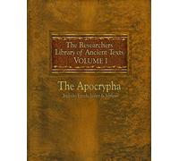 The Researchers Library of Ancient Texts: Volume One -- The Apocrypha Includes the Books of Enoch, Jasher, and Jubilees: 1 by Thomas Horn (Other Contributor) â€º Visit Amazon's Thomas Horn Page search results for this author Thomas Horn (Other Contributor) (15-Nov-2011) Paperback