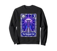 The Resonant Coil Tower Tarot Card Mystic Geek Sweatshirt