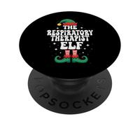 The Respiratory Therapist Elf Funny Christmas PopSockets Adhesive PopGrip