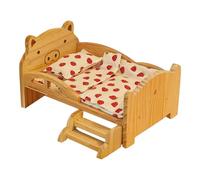 The Rest Bed for Small Pets - Sleeping Furniture for Small Pets, Low for Gerbils and Other Rodents - for Hamsters, Guinea Pigs, Hedgehogs, Chinchillas, Gerbils, House Rabbits F