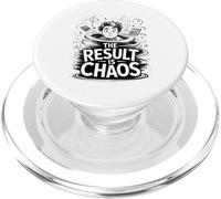 The Result Is Chaos Funny Math Student Stress PopSockets PopGrip for MagSafe