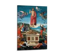 The Resurrection of Christ-Raphael Wall Art Poster Scroll Canvas Painting Picture Living Room Decor Home 16x24inch(40x60cm)
