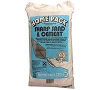 Homepack Ready to Use Sharp Sand & Cement Mix in Easy to Manage Home-Sized Bags (1 x 10kg Bag)