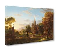 The Return By Thomas Cole Canvas Print | Gallery Wrapped 30mm Frame Wall Art | 30x20 inches | Ready to Hang | Classic Picture | Living Room Bedroom Lounge Office