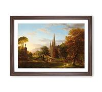 The Return by Thomas Cole Framed Print | A2 Walnut Framed Wall Art | Ready to Hang | Modern Nature Picture | Living Room Bedroom Lounge Office