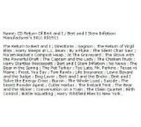 The Return of Bert & I/Bert & I Stem Inflation