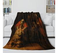 The Return of The Prodigal Son Soft Blanket - Rembrandt Air Conditioner Blanket Birthday Gift for Son Daughter Grandson Granddaughter Friend - Bed Sofa Office Crib 80x90inch(200x230cm)