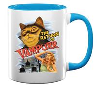 The Return of The Vampurr Ceramic Tea Coffee Mug Light Blue