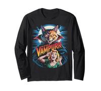 The Return of Vampurr Cat Funny Halloween Long Sleeve T-Shirt