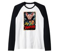 The Return of Vampurr Sphynx Cat Horror Movie Raglan Baseball Tee
