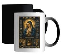 The Revered Mother of Jesus Ceramic Magic Mug White