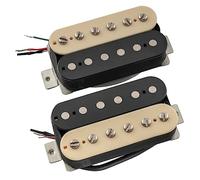 The Revival Pickups RPH2 Hotwired Alnico 5 Uncovered Humbucker Neck Bridge Pickups Set for Electric Guitar, Zebra