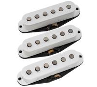 The Revival Pickups RPS5 1954 Strat Vintage Style Alnico 3 Single Coil Neck Middle Bridge Pickups Set for Strat Style Electric Guitar, White