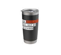 The Revolution Will Not Be Televised Stainless Steel Insulated Tumbler